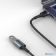 Baseus AirJoy Series USB3.0 Extension Cable 1m Cluster Black